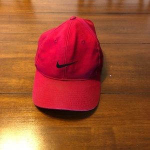 Red Nike Swoosh SnapBack Hat (golf and casual)